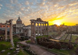 Tour di Roma all'alba