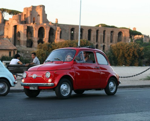 Veicoli - Visitare Roma in fiat 500-7