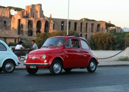 Tour di Roma in fiat 500